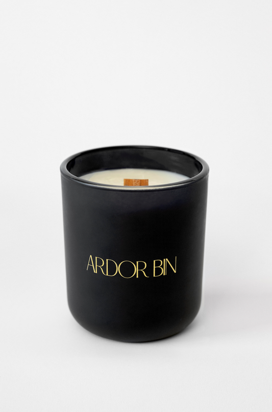 Woodfire + Spruce Wood Wick Candle (Limited Edition Winter Candle) - Ardor Bin 