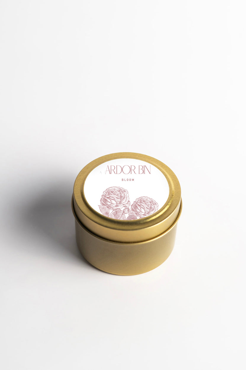 Bloom Gold Travel Candle - Ardor Bin