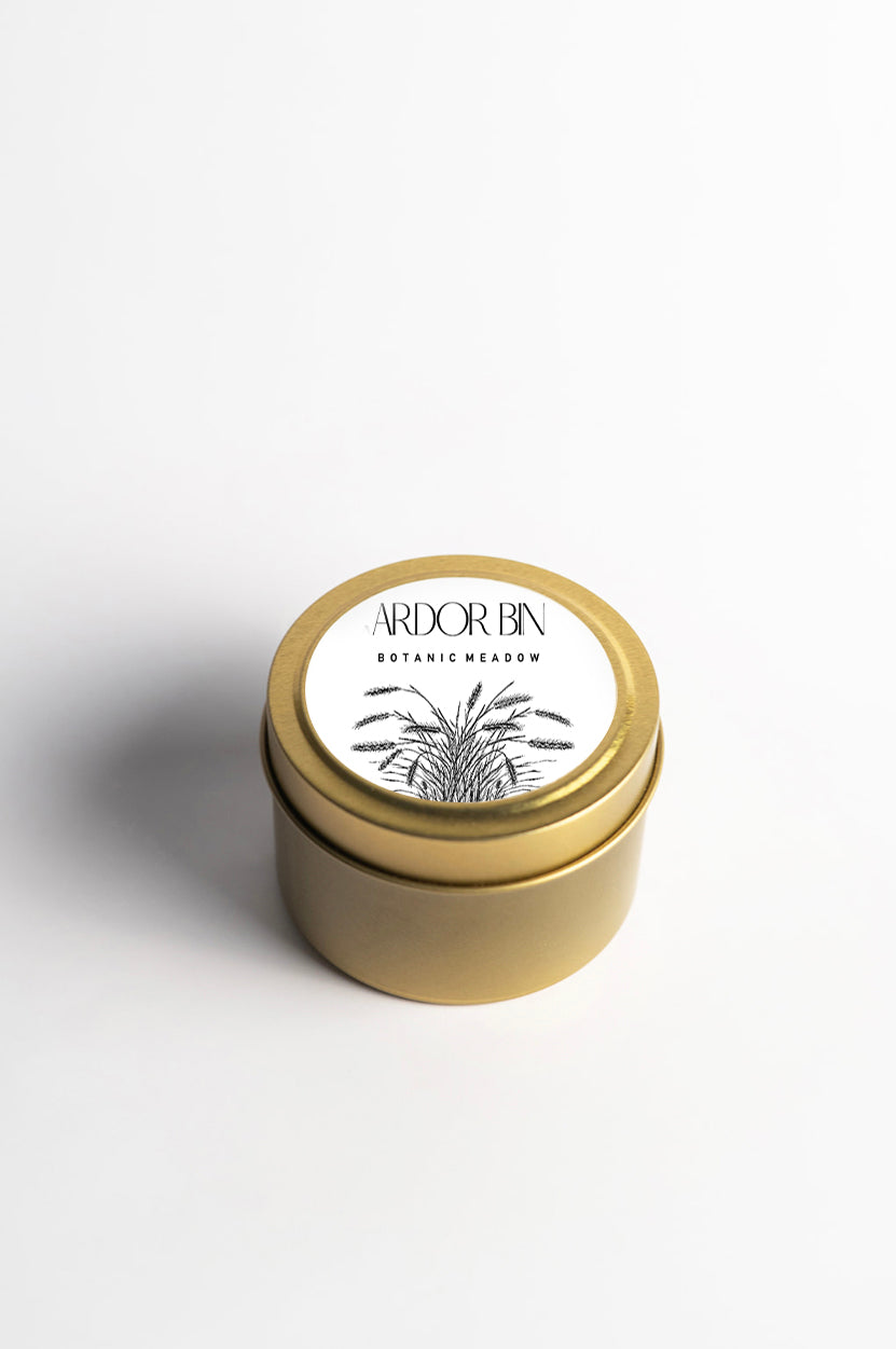 Botanic Meadow Gold Travel Candle - Ardor Bin